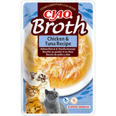 CIAO Broth Cat Food Pouches – Hydrating Chicken & Seafood Broth Wet Cat Treats with Real Shredded Meat