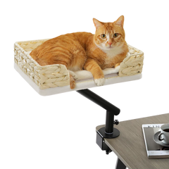 EcoPawPaw Handmade Woven Desk Cat Bed