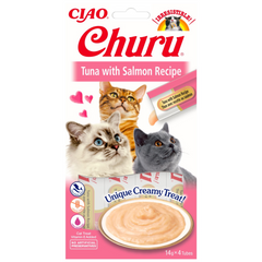 CIAO Churu Cat Treats Variety Pack – Creamy Lickable Cat Snacks | Grain-Free High Moisture Cat Tubes | Tuna, Chicken & Seafood Flavors