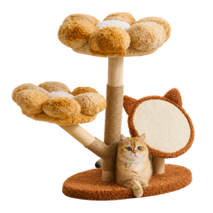 EcoPawPaw Four Seasons Bloom™ Solid Wood Cat Tree