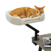 EcoPawPaw Plush Desk Cat Bed