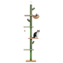 Cactus Floor to Ceiling Cat Tree