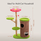 Brown Tree Trunk Cat Tree