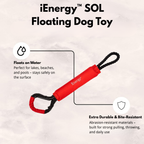iEnergy™ SOL Floating Dog Toy – Durable Water Tug Toy for Fetch & Training | Heavy Duty Bite Resistant Dog Toy for Beach, Lake & Pool
