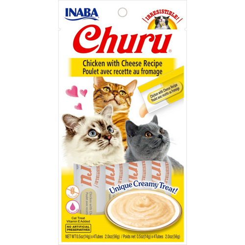 CIAO Churu Cat Treats Variety Pack – Creamy Lickable Cat Snacks | Grain-Free High Moisture Cat Tubes | Tuna, Chicken & Seafood Flavors