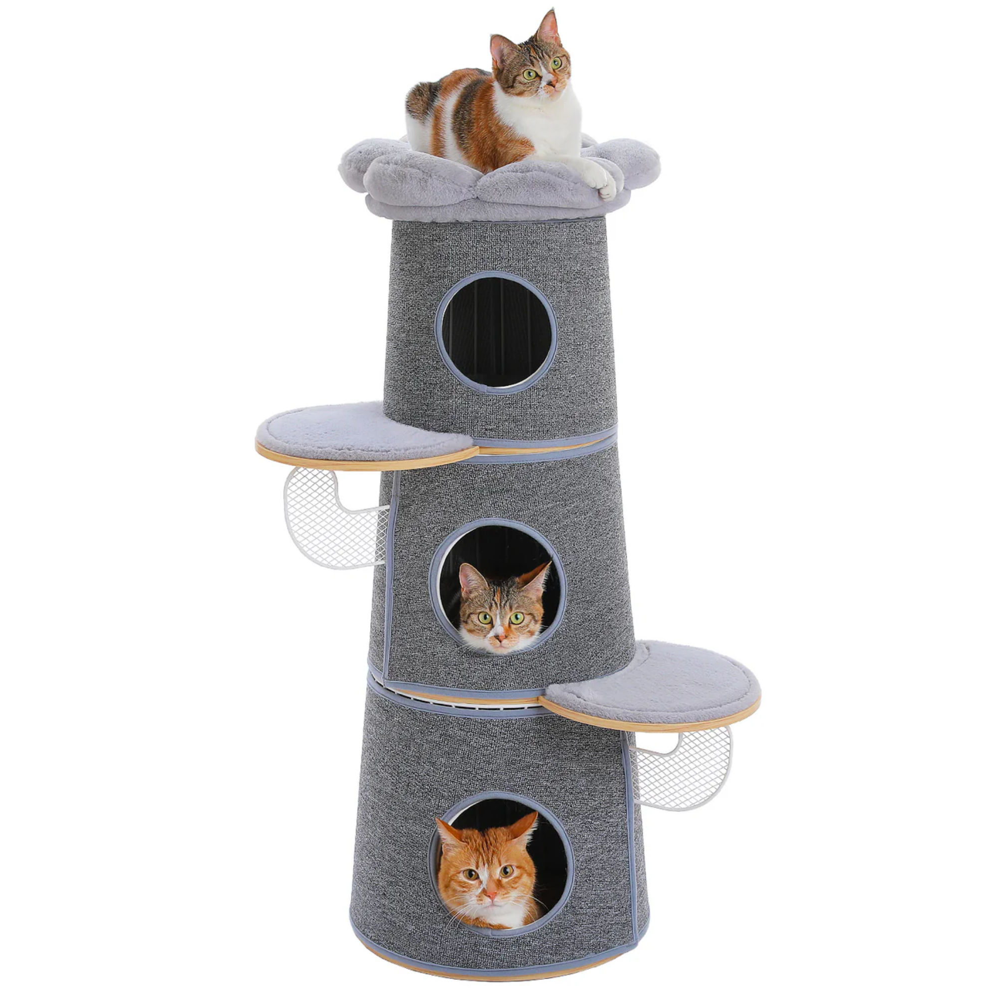 EcoPawPaw Modern Open-Air Cat Tower