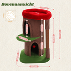 EcoPawPaw Tree Trunk Cat Tower