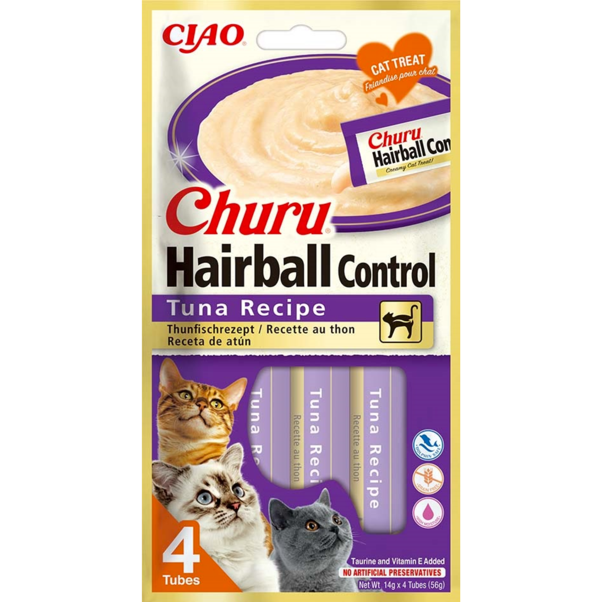CIAO Churu Hairball Control Series