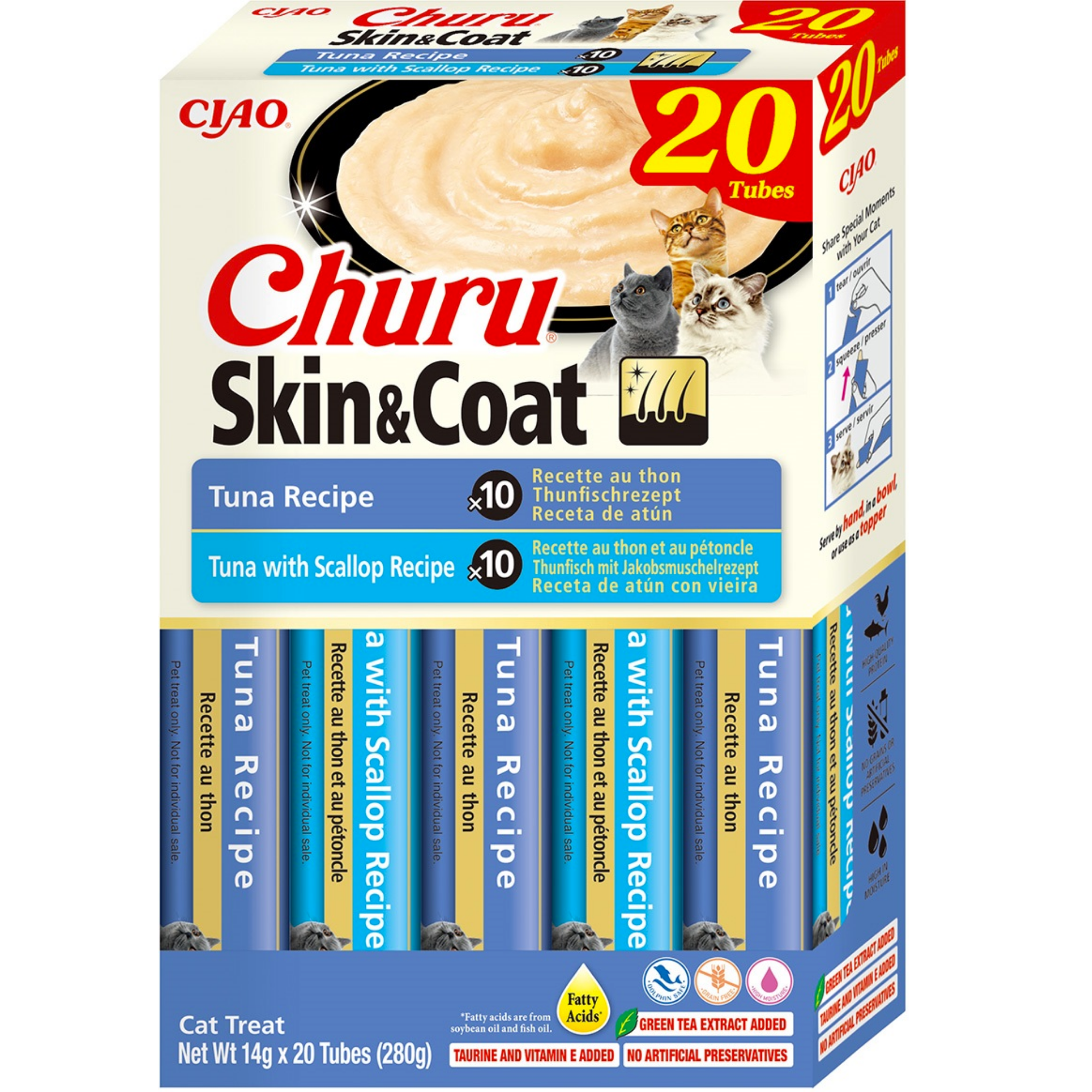 CIAO Churu Skin & Coat Functional Series