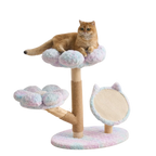 EcoPawPaw Four Seasons Bloom™ Solid Wood Cat Tree