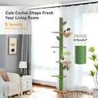 Cactus Floor to Ceiling Cat Tree