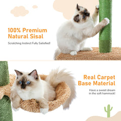 Cactus Floor to Ceiling Cat Tree