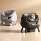 CATLINK Open X Smart Automatic Self-Cleaning Cat Litter Box – Grey