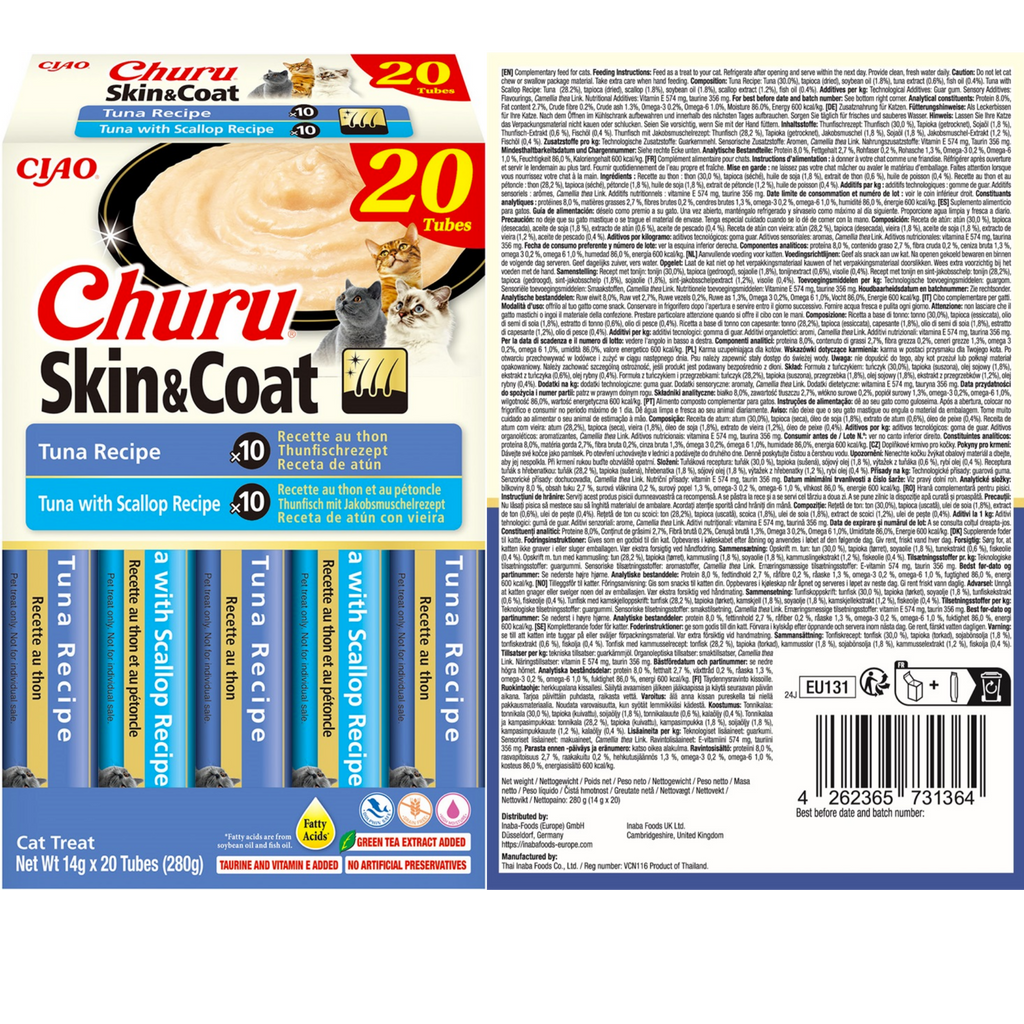 CIAO Churu Skin & Coat Functional Series