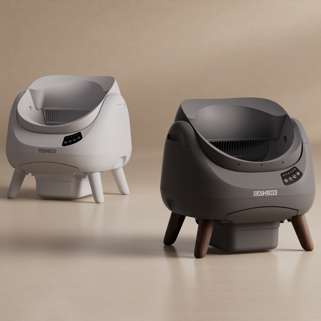 CATLINK Open X Smart Automatic Self-Cleaning Cat Litter Box – Grey