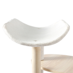 EcoPawPaw 124.5cm Japanese Minimalist Wooden Cat Tree – Modern Japandi Cat Tower with Scratching Post, Washable Pads & Perches