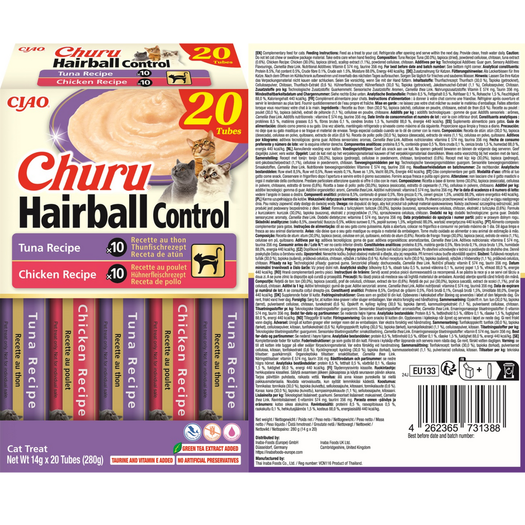 CIAO Churu Hairball Control Series