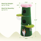 EcoPawPaw Modern Open-Air Cat Tower