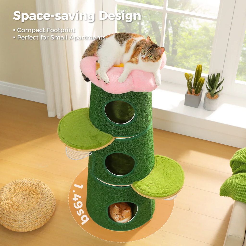 EcoPawPaw Modern Open-Air Cat Tower