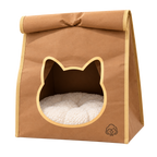 EcoPawPaw Personalised Kraft Paper Cat House – Eco-Friendly, Waterproof & Cozy