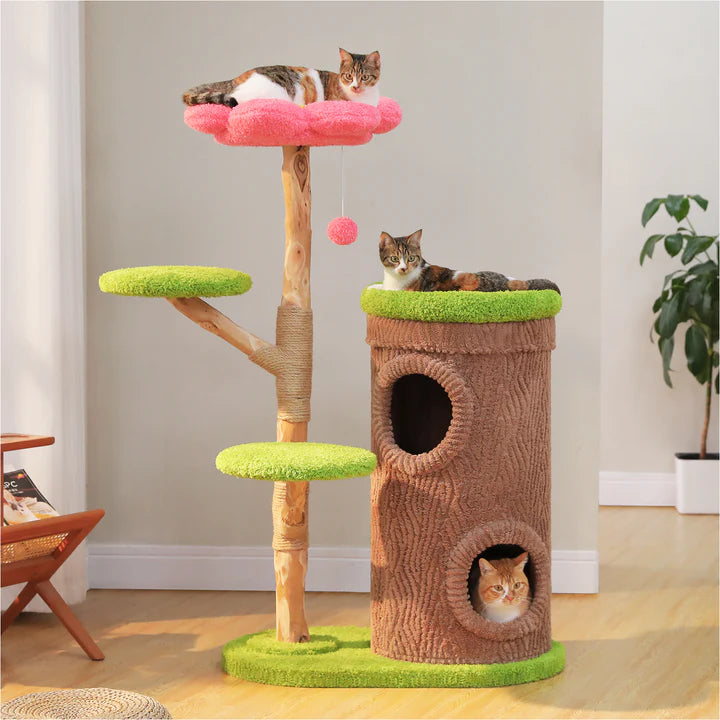 Brown Tree Trunk Cat Tree
