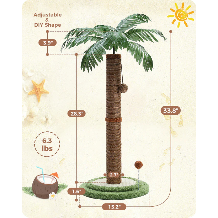 Palm Tree Cat Scratching Post