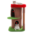 EcoPawPaw Tree Trunk Cat Tower