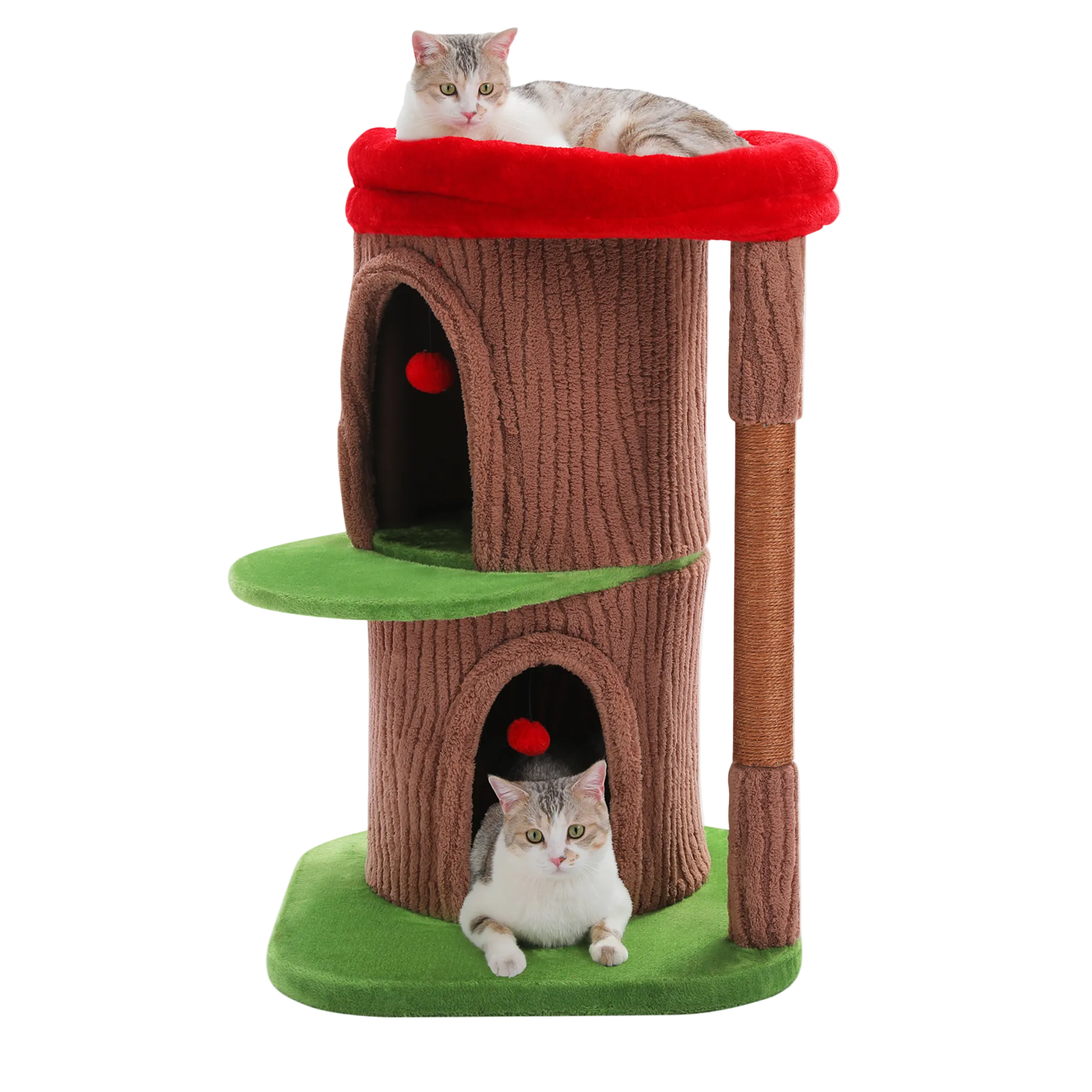 EcoPawPaw Tree Trunk Cat Tower