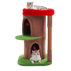 EcoPawPaw Tree Trunk Cat Tower
