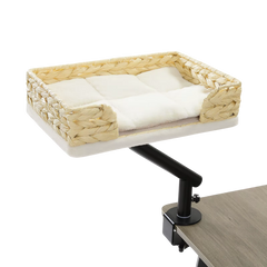 EcoPawPaw Handmade Woven Desk Cat Bed