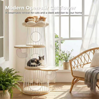 EcoPawPaw Modern Open-Air Cat Tower