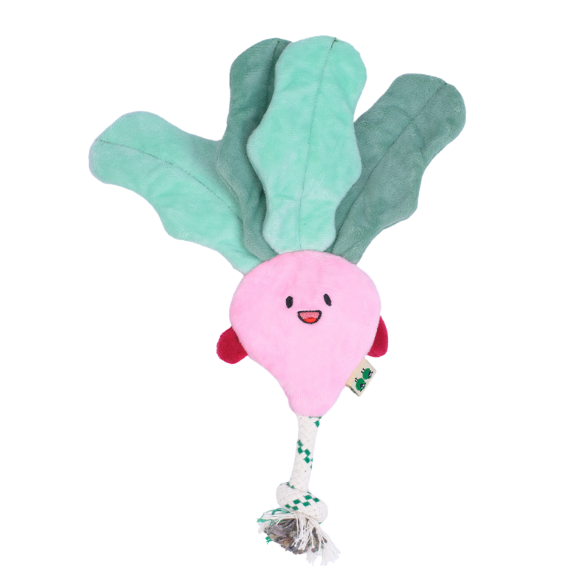 EcoPawPaw Recycled Stuffing-Free Squeaky Dog Toy – Vegetable Collection