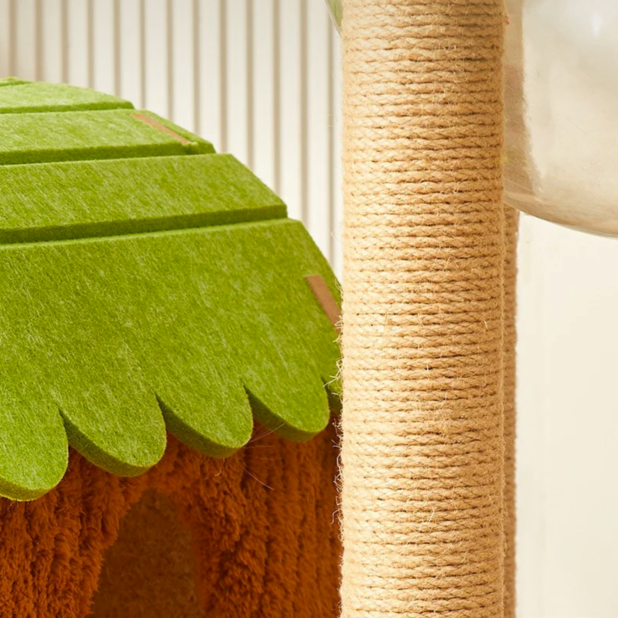 EcoPawPaw Forest Cottage Cat Tree Collection | Woodland Cat Tower with Cozy House, Scratching Posts & Lounge Bed