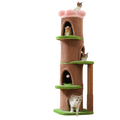 Forest Cat Tree Tower with Flower Perch