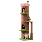 Forest Cat Tree Tower with Flower Perch