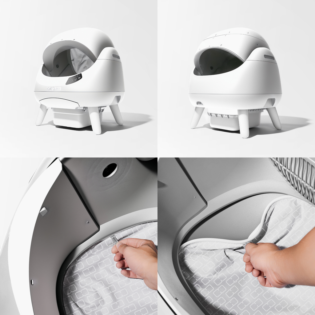 CATLINK Open X Smart Automatic Self-Cleaning Cat Litter Box – White