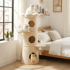 EcoPawPaw Modern Open-Air Cat Tower