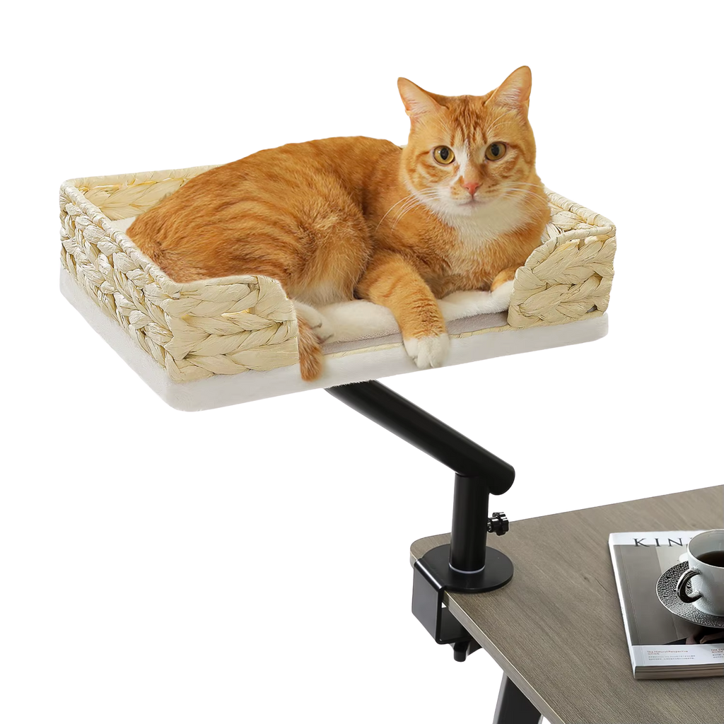 EcoPawPaw Handmade Woven Desk Cat Bed