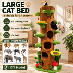EcoPawPaw Forest Giant XXL Cat Tree – 230 cm Multi-Level Adventure Tower