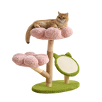 EcoPawPaw Four Seasons Bloom™ Solid Wood Cat Tree