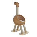 Handwoven Rattan Dinosaur Cat Tree