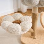 EcoPawPaw Four Seasons Bloom™ Solid Wood Cat Tree