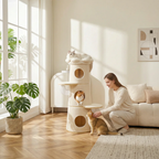 EcoPawPaw Modern Open-Air Cat Tower