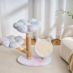 EcoPawPaw Four Seasons Bloom™ Solid Wood Cat Tree