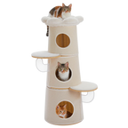 EcoPawPaw Modern Open-Air Cat Tower