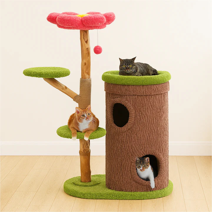 Brown Tree Trunk Cat Tree