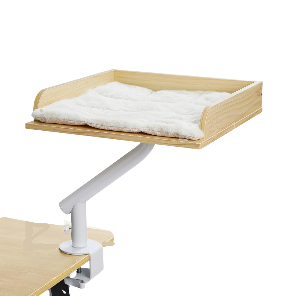 EcoPawPaw Wooden Desk Cat Bed