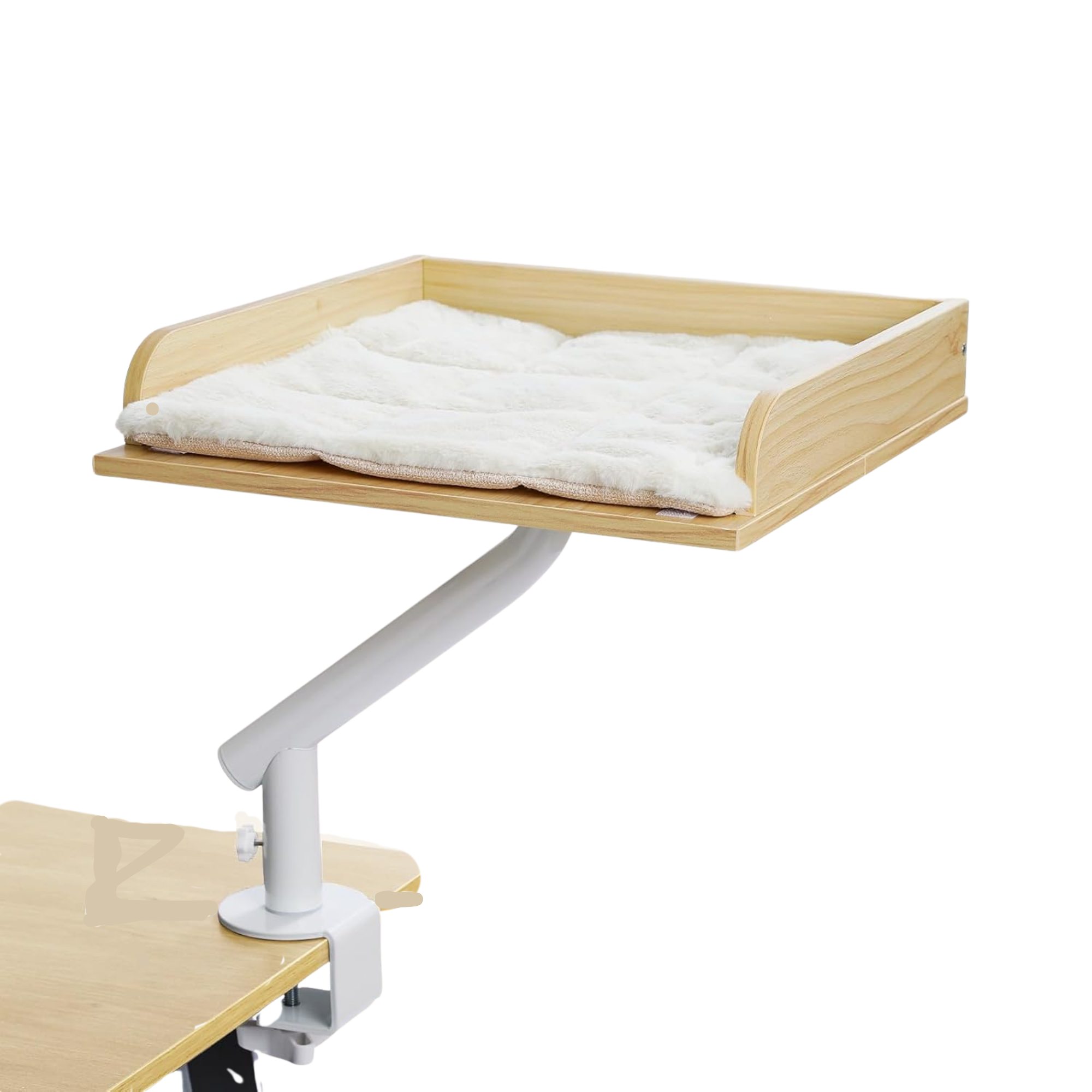 EcoPawPaw Wooden Desk Cat Bed