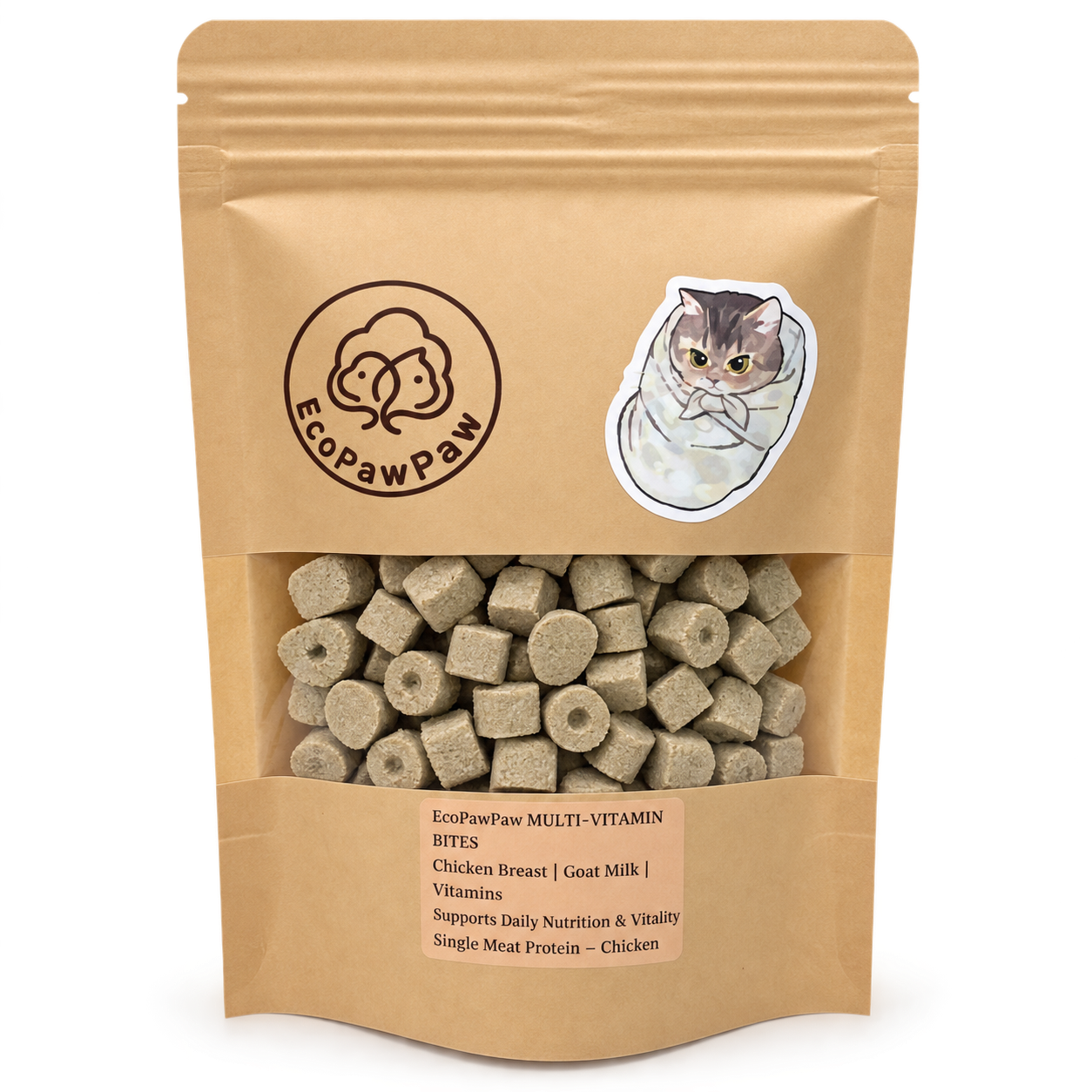 EcoPawPaw Functional Freeze-Dried Cat Treats – 9 Targeted Health Support Formulas | EcoPawPaw
