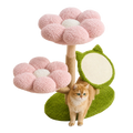 EcoPawPaw Four Seasons Bloom™ Solid Wood Cat Tree